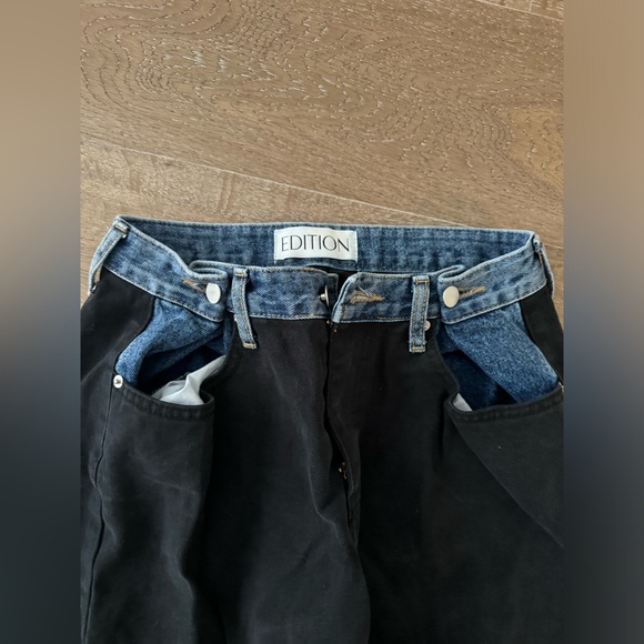 Edition high rise wide leg jeans XS/S - Picture 2 of 9